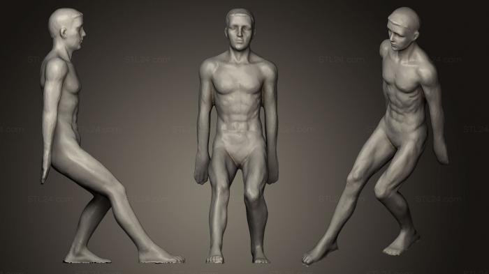 Statues antique and historical (TAI CHI, STKA_1300) 3D models for cnc